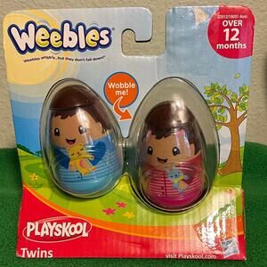 New in Package Playskool Kids Weebles Wobbles TWINS 2010 Fast Ship